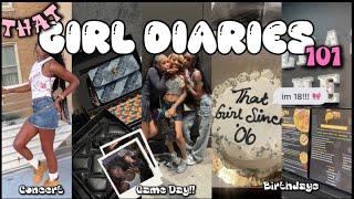 THAT GIRL DIARIES 101 ||  lashes, birthday vlog, gifts, concert, wild n out, girl talk, game, etc