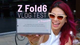 Samsung Z Fold 6 vlog test: actual LIVE TRANSLATION in Paris + Creator reax!