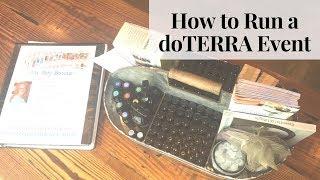 HOW TO RUN A DOTERRA EVENT | VENDOR EVENT