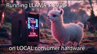 Running Meta LLAMA 3.3 70B on LOCAL consumer hardware