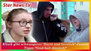 Klinik gibt schwangerer Hartz und herzlich Jasmin Tipps Sind halt dämlich!