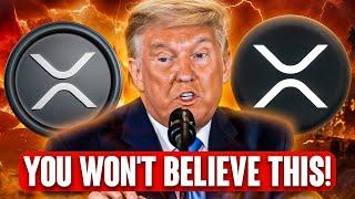 IT'S OFFICIAL XRP! TRUMP JUST DID THE UNTHINKABLE!