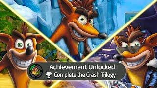 I 100%'d Crash N.Sane Trilogy's Achievements BACK to BACK