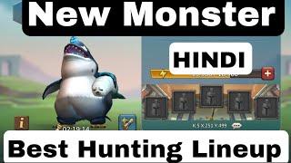 Lords Mobile Arctic Flipper Monster Best Hunting Lineup | Lords Mobile New Hero | Lords Mobile