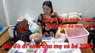 Giỏ Đồ Đi Sinh Cho Mẹ Và Bé 2022|| Lần Đầu Làm Mẹ|| First Time Mother