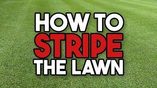 How To Create Stripes In Your Lawn