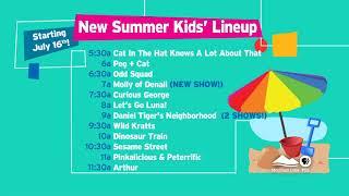 New Kids' Schedule on Mountain Lake PBS Starting July 16th, 2019