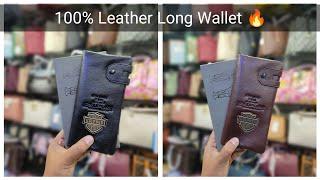 ESIPOSS Long Wallet Buckles Style Genuine Leather - Bag Express - 01929523929 (WhatsApp)