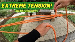 Quick VERSATACKLE Tutorial - No Gear Extreme Rope Tensioning System