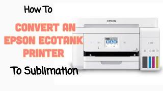 How to Convert Epson to Sublimation Printer | Sublimation Printer | Epson Ecotank