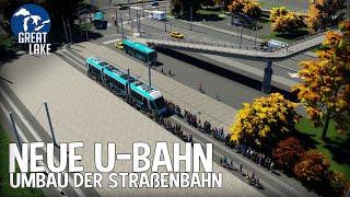 Straßenbahn und neue U-Bahn-Linie zum Flughafen in Cities Skylines 2! | Great Lake 102