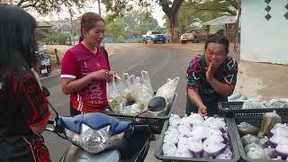 ลูกค้าถึงกับอึ้งรถสาวเฉิ่มมีทุกอย่างอาหารของหวานของเปรี้ยวขายดีสุดๆ