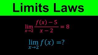 Limit Laws - A tricky Question of finding limit using limit laws - Calculus