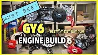 GY6 ENGINE BUILD [Rolling Wrench crate engine] 190cc