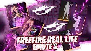 Free Fire Emotes Real Life Inspiration