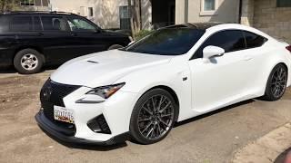 Lexus RC F carbon fiber splitter installation tips