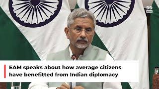 EAM speaks about how average citizens have benefitted from Indian diplomacy