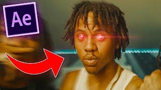 How To Create a GLOWING/DEMON EYES Effect! (Music Video After Effects Editing Tutorial)