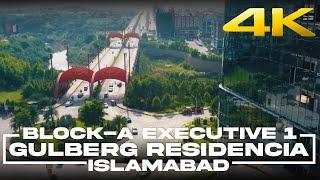 Latest 4K drone video of Gulberg Residencia Block A Executive 1 Islamabad Latest Development | 2025