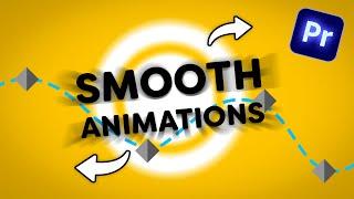 Create a TITLE ANIMATION with Smooth Keyframes (Premiere Pro)