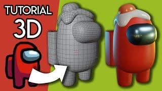  Cómo Modelar PERSONAJE 3D en 10 MINUTOS PASO a PASO - ⭐️TUTORIAL BLENDER⭐️