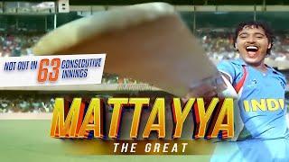 MATTAYYA THE GREAT | The greatest batsman nobody knows | Telugu Roast video