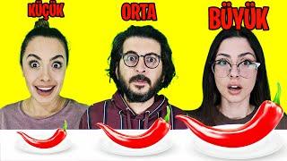 BÜYÜK, ORTA veya KÜÇÜK YEMEK CHALLENGE EYLÜL LAL