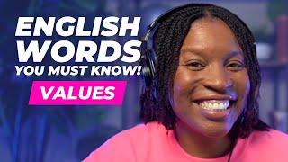 TOPICAL ENGLISH VOCABULARY | ENGLISH WORDS ABOUT AMERICAN VALUES