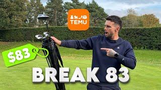 Is THIS The Future Of Golf Clubs? Crazy Break 83 With $83 Set of Clubs from TEMU!?