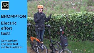 Brompton Electric vs Manual - effort test and comparison