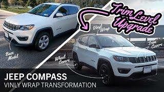 Jeep Compass Transformation: Affordable DIY Upgrade to Achieve a High-Trim Look!