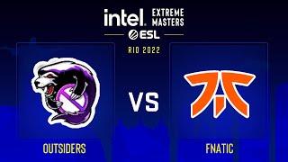 Outsiders vs fnatic | Map 2 Mirage | IEM Rio Major 2022 - Challengers Stage