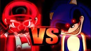 Devil Mario VS Sonic.EXE