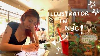 artist vlog  week in the life of an illustrator [2/2]