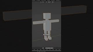 Personaje 3D con 1 solo cubo en 1 minuto - Blender