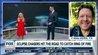 Fox Weather | Annular Solar Eclipse Drive to Texas