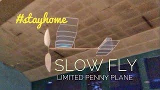 Pesawat Tenaga Karet Stick Model Limited Penny Plane | Indoor Free Flight