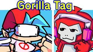 Friday Night Funkin' VS Gorilla Tag | PBBV, Elliot, Minigames kid (FNF Funkin' Tag) (Gorilla Tag VR)