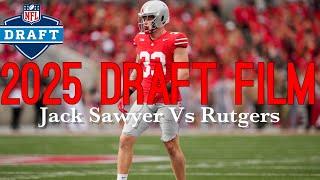 Film Room: Ohio St Edge Jack Sawyer Vs Rutgers