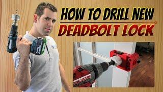 How to Install A Deadbolt Lock - How to Install a New Door Lock In 5 Simple Steps