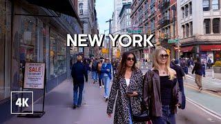 New York Walk  Relax With The Sound of Manhattan - 4k Travel Walking Tour