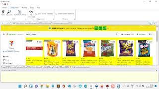 How to scrape Instacart website Category and Sub-category pages using Webharvy