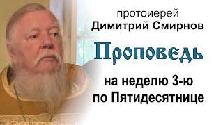 Проповедь на неделю 3-ю по Пятидесятнице (2013.07.14). Протоиерей Димитрий Смирнов