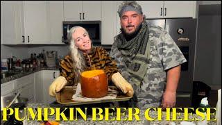 MAKING PUMPKIN  BEER CHEESE!!