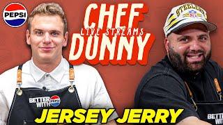 Preparing the BEST Grilled Cheese & Soup Combo with Jersey Jerry | Chef Donny @Pepsi  Live Stream