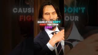 "If you're a lover you gotta be a..."| Keanu Reeves drops the hardest quote on being a lover