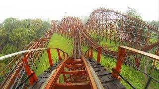 Cyclone Roller Coaster POV Nicco Park India Southport Pleasureland Copy Clone UK