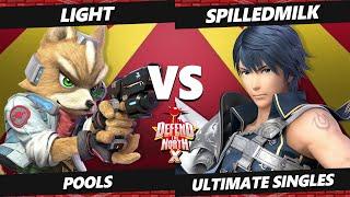 DtN X - Light (Fox) Vs. Spilledmilk (Chrom, Pyra Mythra) Smash Ultimate - SSBU