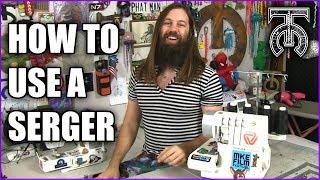 How to thread and use a Serger / Overlock Machine!