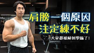 一個原因肩膀注定練不好|讓我分析給你聽，為何網路上99%的教學都沒用